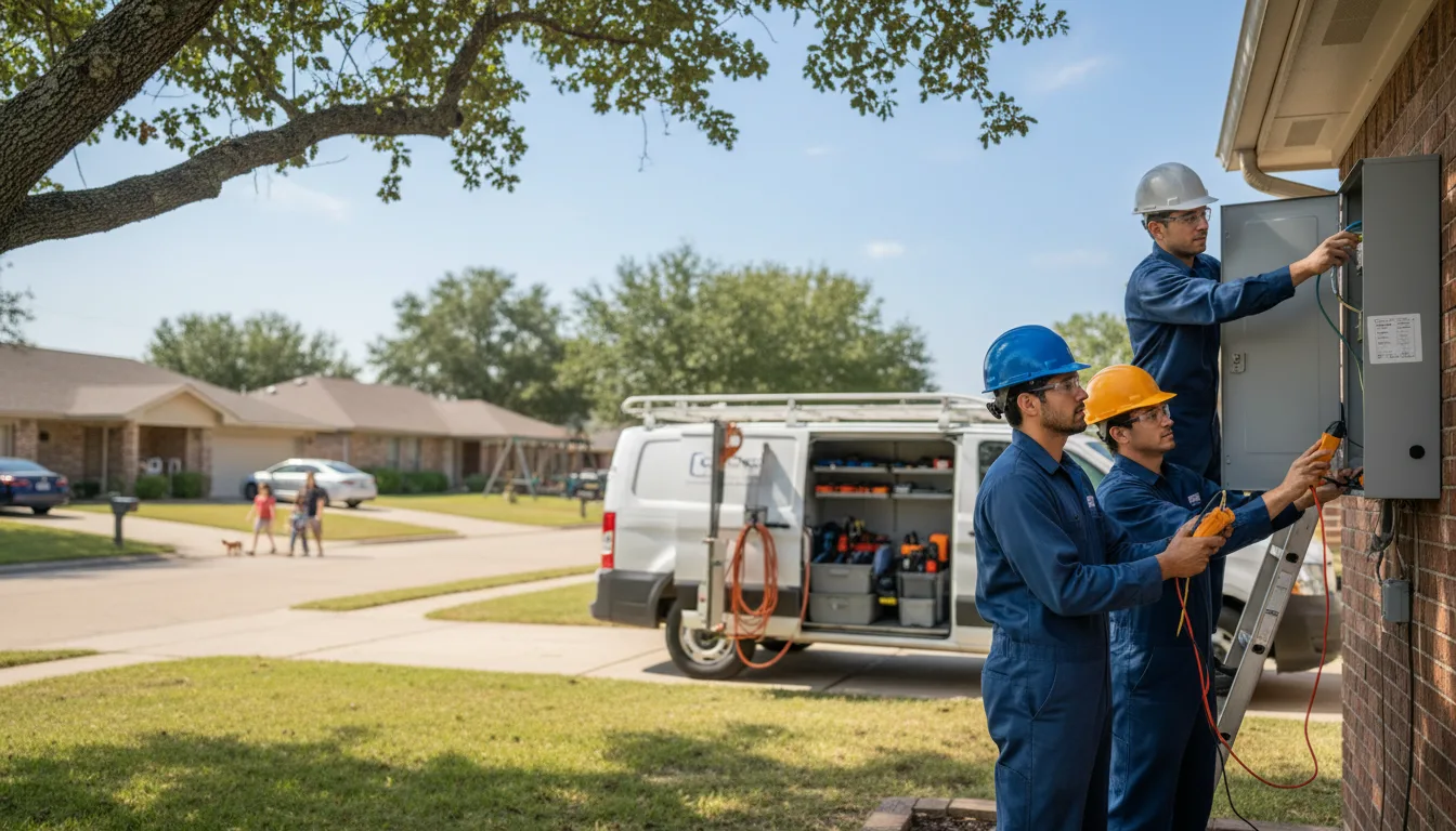 Certified electrician providing emergency electrical services in Bagley, WI
